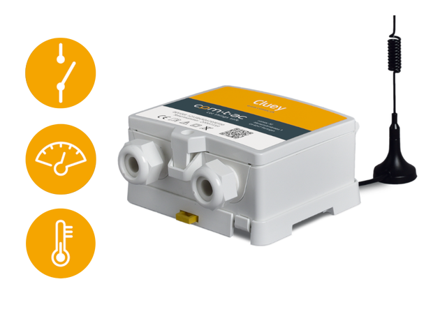 Comtac Cluey TM LR - LoRaWAN IoT Monitor Class A / C, 5-32VDC, 4xPT100/1000, 6xDI