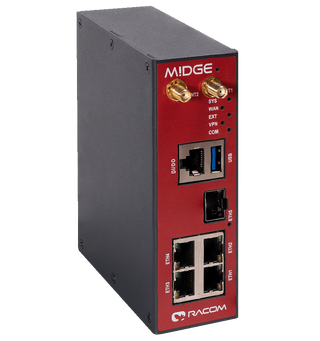 Racom MIDGE3 Industrial LPWA IoT Router Global LTE Cat-M1 / NB1/NB2