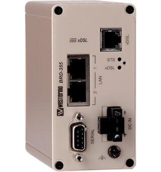 Westermo BRD-355A ADSL/VDSL, 2xETH, 1xRS232, 1xRJ11 DSL